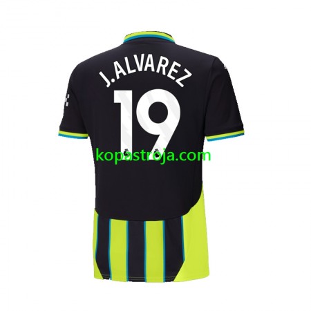 Billiga Fotbollströjor Manchester City Julian Alvarez 19 Borta tröja 2024/25 Kortärmad